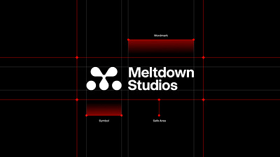 Meltdown Studios Logo design grid logo logogrid symbol