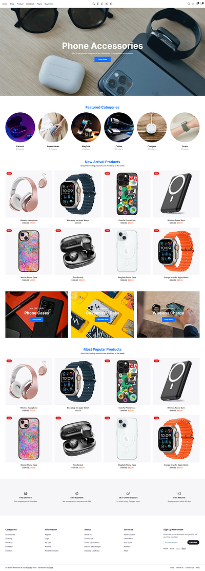 Gecko 6.0 - Responsive Shopify Theme - RTL support design ecommerce electronics fashion furniture gecko 6.0 handmade jewelry minimal shopify store theme