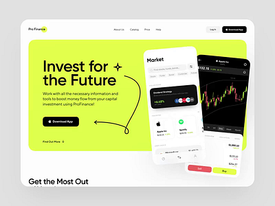 Website for a Fresh Finances design interface product service startup ui ux web website