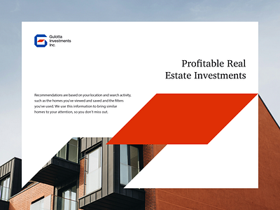 Gulotta Investments Inc. brand brand design branding graphic design identity investments logo logotype property real estate графический дизайн инвестиции лого логотип недвижимость