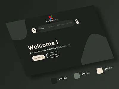 Web Design - Dark Theme Landing Page ✨ dark theme web desing landing page landing page web design portfolio landing page web design website landing page