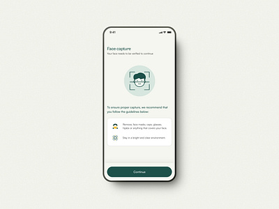 Face Capture app design icons mobile application ui uidesign ux uxdesign