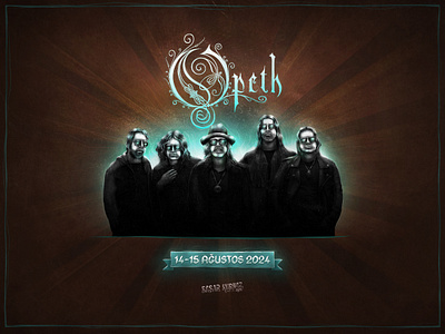 Opeth concert fanart illustration opeth turkey