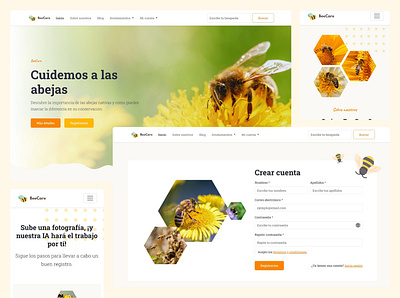 BeeCare Website figma figma design frontend redesign ui uiux wireframe