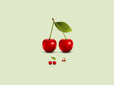 Cherry Icon cherry fruits