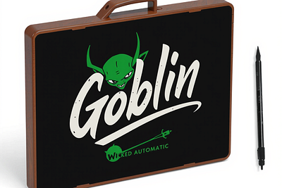 Goblin TM – Wicked Automatic Script branding design graphic design illustration logo vector