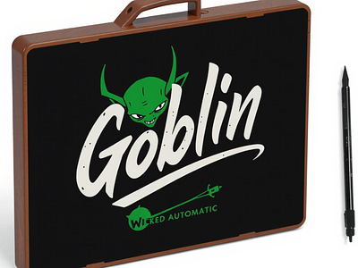 Goblin TM – Wicked Automatic Script branding design graphic design illustration logo vector