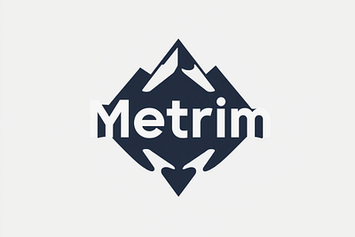 Metrim - Logo Font design graphic design illustration logo vector