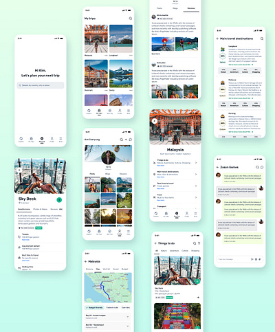 Travel itinerary app figma figma mobile itinerary minimalisticdesign mobile mobile ui mobile ux simple travel travel app ui uiux ux