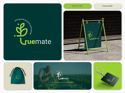 Truemate - Fertilizer Brand Logo appicon branding business businesslogo company design graphic design lofoinspire logo logobrand logoconcept logodaily logodesigner logofolio logonew natural naturelogo organic organicgardening trendinglogo