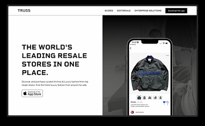 Truss Archive Website and Branding branding design fashion logo truss ui ux website