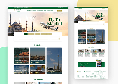 PIA Landing Page Redesign interface design landing page responsive design ui web design website design