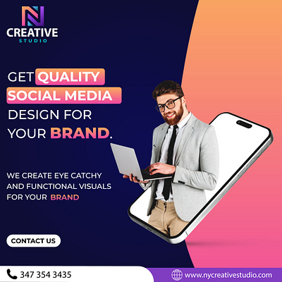 Elevate Your Brand's Social Media Presence! branding brochures design graphic design illustration logo typography ui ux vector