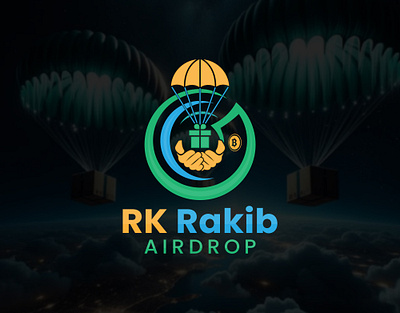 RK RAKIB AIRDROP (Logo Design) 3d logo airdrop logo best logo bitcoin logo branding creative logo crypto logo cryptocurrency logo flat logo graphic design logo logo design logo designer logodesign logos logotipo logotype minimalist logo modern logo unique logo