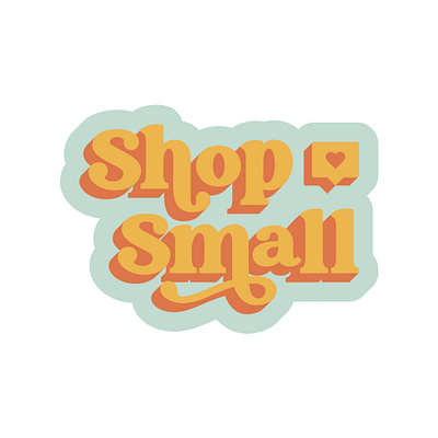 Esther & Elsa Shop Small Stickers design digital flat graphic design illustration stickers typography