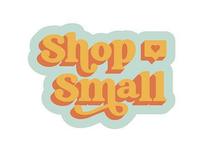 Esther & Elsa Shop Small Stickers design digital flat graphic design illustration stickers typography