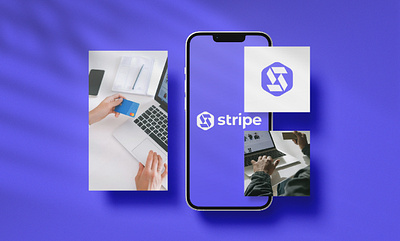 Stripe Logo Redesign brand identity brand ing company logo creative logo custom logo design logo graphic design logo redesign logomark logotype new logo redesign stripe technology logo