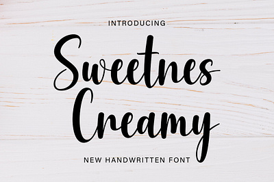 Sweetnes Creamy Font crafting font cute font elegant font font halloween halloween font handwritten script script font spooky