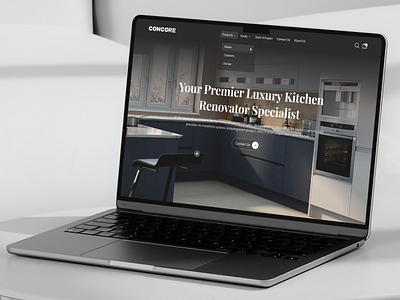 Luxury Kitchen Website Design | UX/UI Web Design app design branding cheese craving design figma kitchen music app ui ui ux uxui design web web design webdesign website design