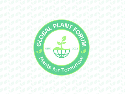 GLOBAL PLANT LOGO DESIGN brandidentity branding community logo creative designer global logo logo logo design logodesign logodesigner logomaker organization logo plant logo popular designer unique design