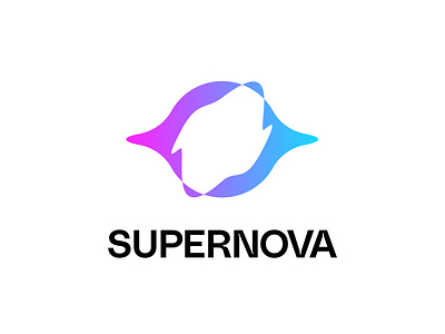 Supernova, galaxy logo design brand identity branding cosmos galaxy logo logo design logotype modern logo nebula planet space star supernova