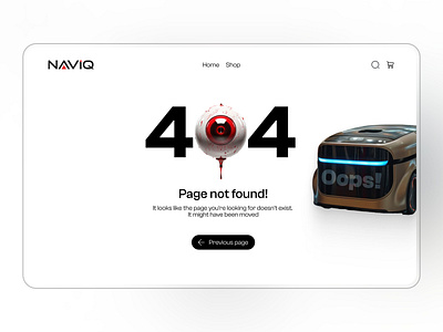 404 Error Page Design | Web Concept 008 404 page design daily ui dailyui ui ui design ux ux design web web design