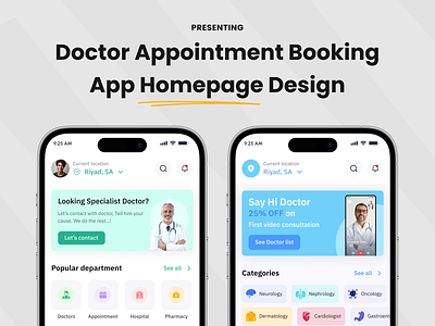 Doctor Appointment Booking App Design app design app ui creative ui doctor app doctor appointment app uiux