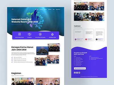 Organization Landing Page Website Design landing page organization ui uiux ux web design