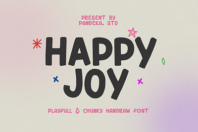 Happy Joy - Playful and Chunky Font kids.