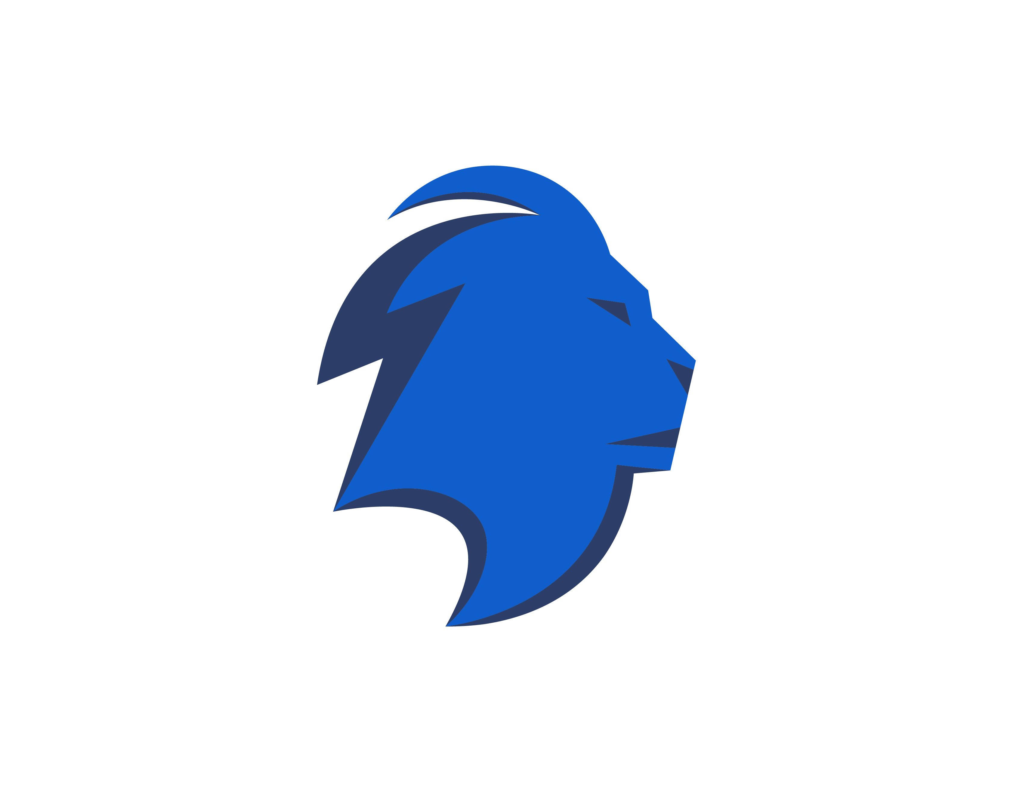 lion combined with lightning bolt 3d app icon branding graphic design logo logo design modern logo modern logo design motion graphics