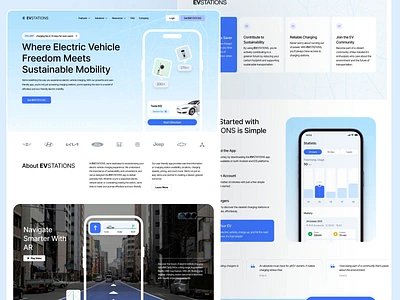 EV Charging - Landingpages animation apps ev cars automobile car cars charging electic electric car electric vehicle ev ev website home page landingpages saas ev saas website uiux ev cars ux car ux vehicle vehicle website design