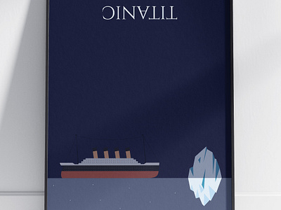 Titanic Movie Poster iceberg movie movie poster night ocean poster sea ship titanic titanic poster