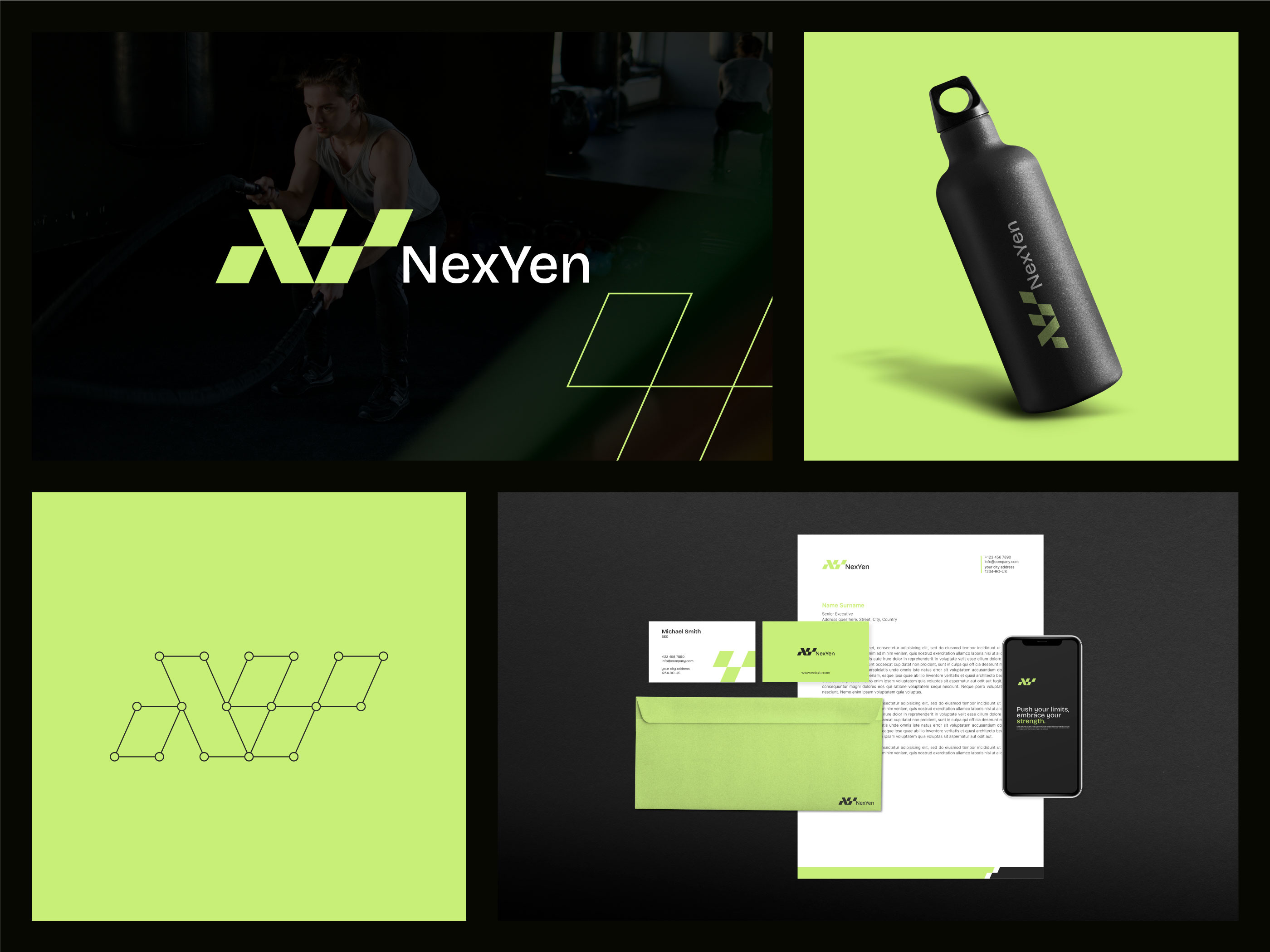 Example of Sports Logo, Fitness Logo, Gym Logo