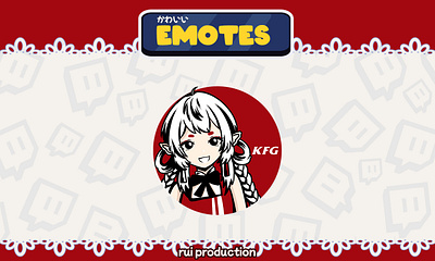 vtuber emotes custom for twitch, kick, youtube, discord, Etc. animation customemote emotes fiver logo streamer twitch twitch logo twitch.tv ui vgencoo vtuber youtube logo