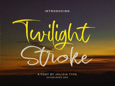 Twilight stroke | Brush Script Font | Free To Try Font free font freebies inked typography