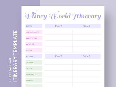 Disney World Itinerary Free Google Docs Template 2 days disney itinerary disney itinerary disney world agenda disney world itinerary disney world schedule docs free google docs templates free template free template google docs google google docs google docs itinerary template itinerary itinerary template template