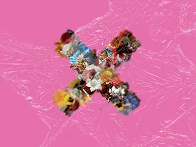 XX Album Cover Art album art album cover branding design edm edm music flowers graphic design xx xx album art xx music