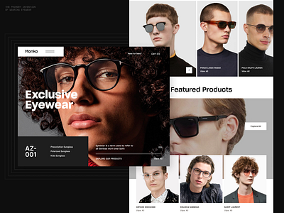 Eyewear Website Design colorful design dribbble best shot e commerce ecommerce eye wear eyewear glasses landing page minimal online shopping project shop sunglass sunglasses trendy web web design webdesign website