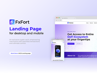 Landing Page UI Design for Defi Crpyto App app branding crypto defi design graphic design illustration landing page logo typography ui ui design ux vector