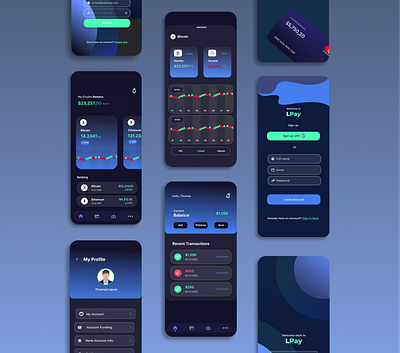 LPay app design app app design design digital wallet payment ui ux