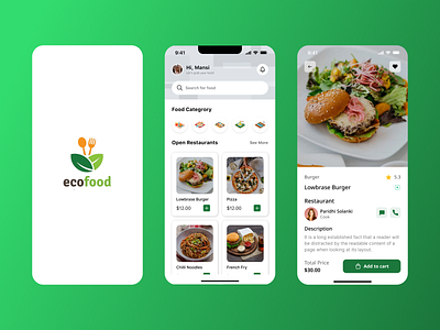 Food Delivery - Mobile App UI 🍔🍕 appdesign appdevelopment designinspiration dribbble figmadesign foodappdesign fooddeliveryapp interactiondesign minimaldesign mobileui productdesign uiuxdesign userinterface uxdesign