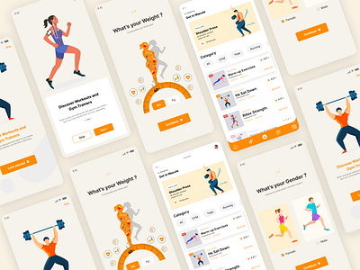 Elevate Your Fitness Journey App Design With Me. uiuxdesign