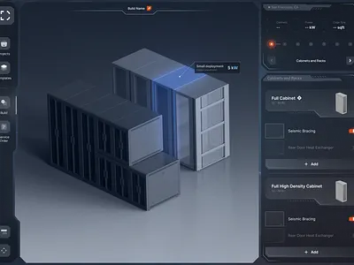 Server Dashboard UI Design blue dashboard crypto dashboard customize dark dashboard dark mode futuristic dashboard modern dashboard rack dashboard server dashboard ui dashboard