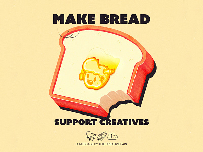 Make Bread advice bread butter illustration illustrator the creative pain vector