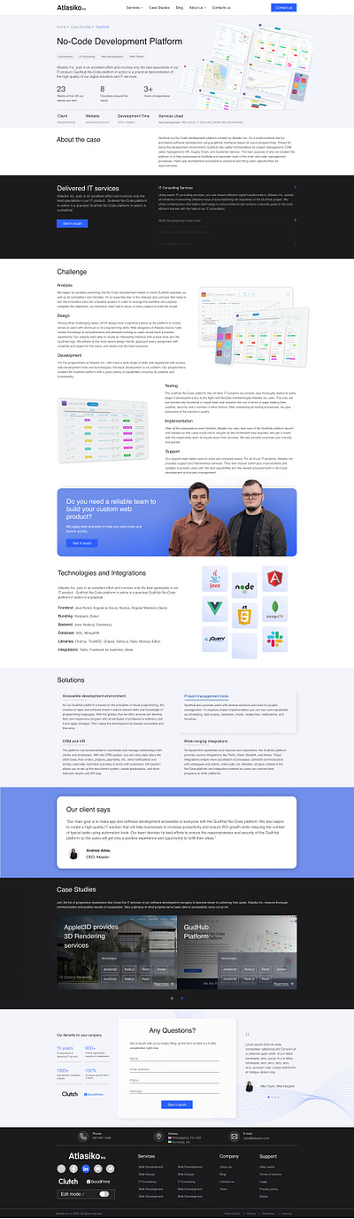 Case studies case case studies crm saas ui uiux ux webdesign