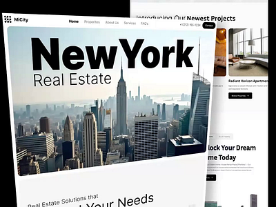 Real estate website design landing page landing page design modern website property design property landing page property website design real estate real estate landing page real estate website real estate website design ui animation ui designer web designer website animation website design website designer