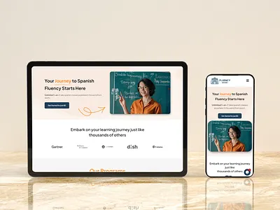 Fluency Edge- Spanish Language Learning Platform adobe photoshop branding elearning elearning platform figma illustration learning management system lms lms development logo responsive design uiux design web design web development
