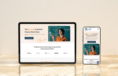 Fluency Edge- Spanish Language Learning Platform adobe photoshop branding elearning elearning platform figma illustration learning management system lms lms development logo responsive design uiux design web design web development