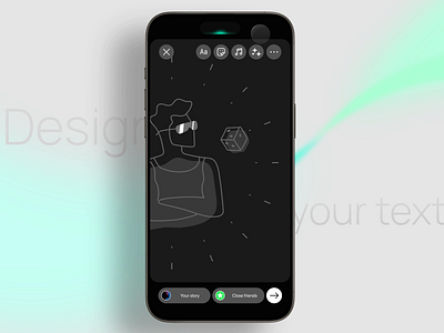 Text customisation app concept aftereffects animation branding creative design dynamic island interaction interactive mobile motion design motion graphics product technology typography ui user experience widget