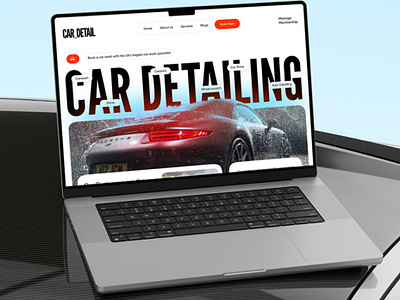 Carwash Website Landing page UI Design branding car car detailing car rental carwash carwash website design figma graphic design landing page landing page design logo ui ui design uiux ux design web design web dev web development website website design